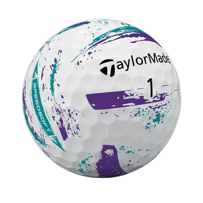 BALLE TAYLORMADE - SPEEDSOFT INK VIOLET TEAL - Taylormade - Golf Passion