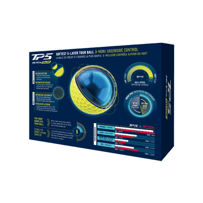 BALLE TAYLORMADE - TP5 JAUNE - Taylormade - Golf Passion