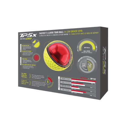 BALLE TAYLORMADE - TP5X JAUNE - Taylormade - Golf Passion