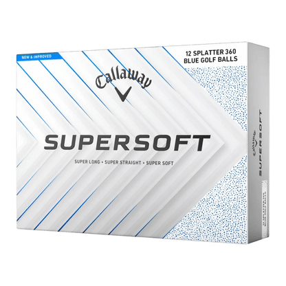 BALLES CALLAWAY - (DES)SUPERSOFT BLUE SPLATTER - Golf Passion