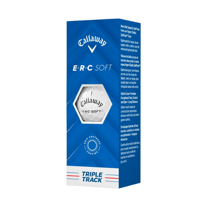 BALLES CALLAWAY - ERC SOFT TRIPLE TRACK WHITE - Golf Passion