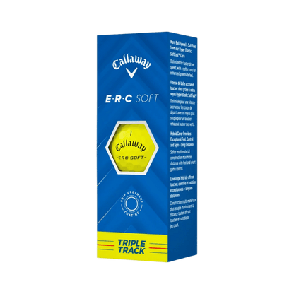 BALLES CALLAWAY - ERC SOFT TRIPLE TRACK YELLOW - Golf Passion