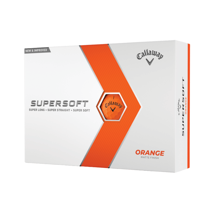 BALLES CALLAWAY - SUPERSOFT ORANGE - Golf Passion