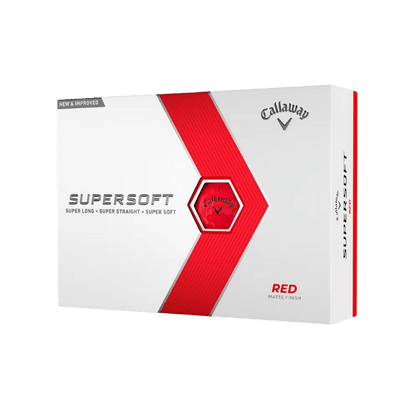 BALLES CALLAWAY - SUPERSOFT RED - Golf Passion