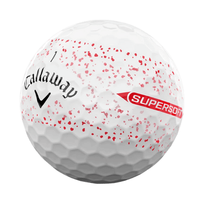 BALLES CALLAWAY - SUPERSOFT RED SPLATTER - Golf Passion