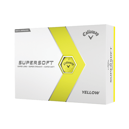BALLES CALLAWAY - SUPERSOFT YELLOW - Golf Passion