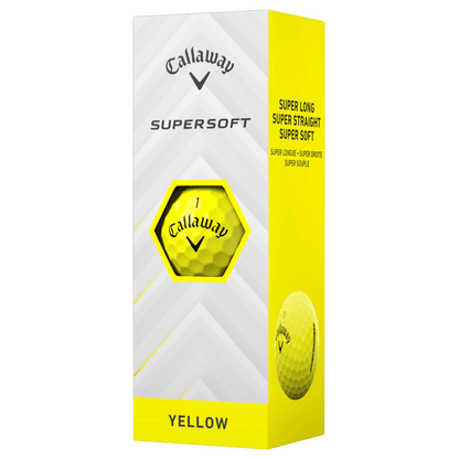 BALLES CALLAWAY - SUPERSOFT YELLOW - Callaway - Golf Passion