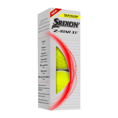 BALLES SRIXON - Z - STAR XV - 9 JAUNE - Golf Passion