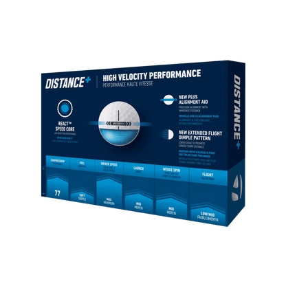 BALLES TAYLORMADE - DISTANCE+ WHITE - Taylormade - Golf Passion