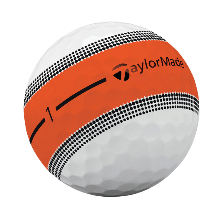 BALLES TAYLORMADE - TOUR RESPONSE STRIPE MULTI WHITE - Golf Passion