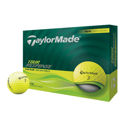 BALLES TAYLORMADE - TOUR RESPONSE YELLOW - Golf Passion