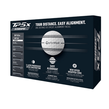BALLES TAYLORMADE - TP5X STRIPE CLEAR - Taylormade - Golf Passion