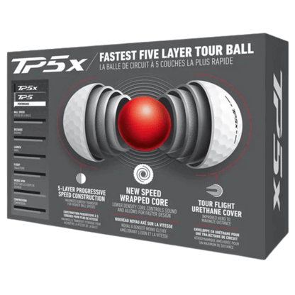 BALLES TAYLORMADE - TP5X WHITE - Taylormade - Golf Passion