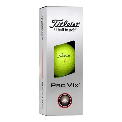 BALLES TITLEIST - PRO V1X JAUNE - Golf Passion
