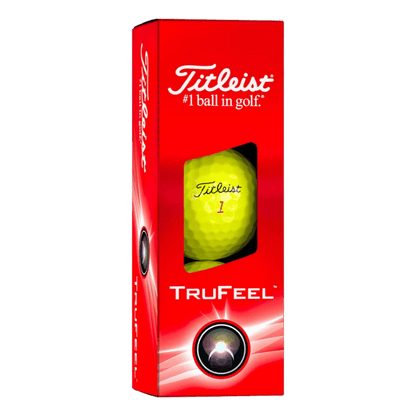 BALLES TITLEIST - TRUFEEL YELLOW - Golf Passion