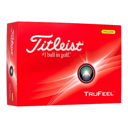 BALLES TITLEIST - TRUFEEL YELLOW - Golf Passion
