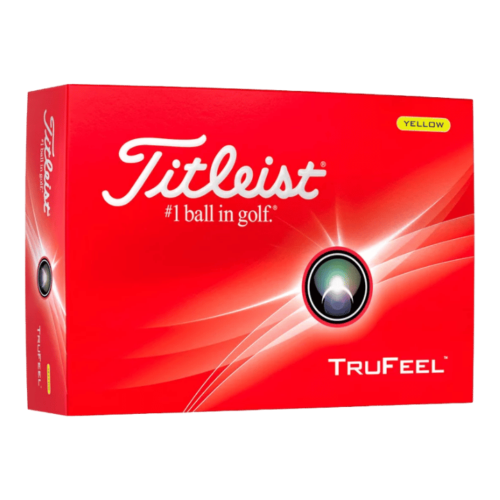 BALLES TITLEIST - TRUFEEL YELLOW - Golf Passion
