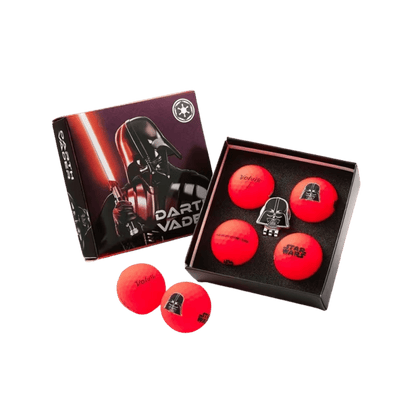 BALLES VOLVIK - COFFRET 4 BALLES VIVID STAR WARS DARK VADOR - volvik - Golf Passion