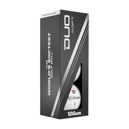 BALLES WILSON - DUO SOFT WHITE - Golf Passion