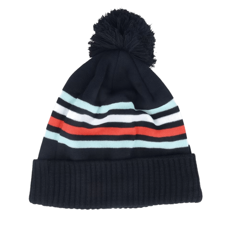BONNET ADIDAS - POM BEANIE BLACK - Golf Passion