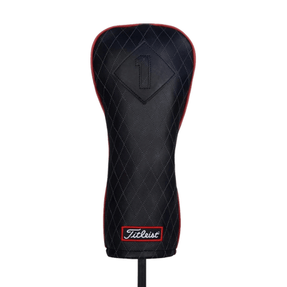 CAPUCHONS CLUBS TITLEIST - LEATHER JET BLACK (Driver) - Golf Passion