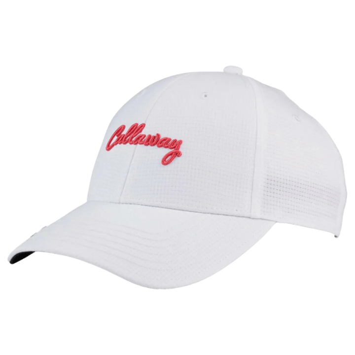 CASQUETTE CALLAWAY - STITCH MAGNET WHITE CORAL - Golf Passion