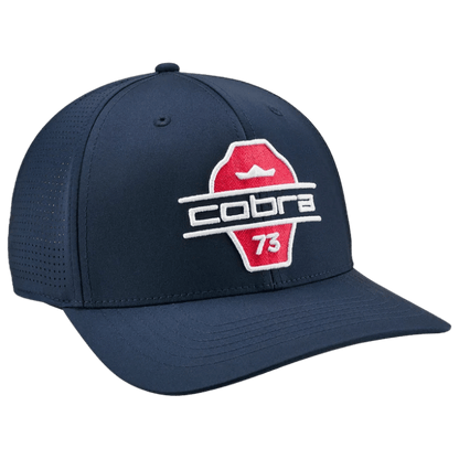 CASQUETTE COBRA - SPLIT TOUR CLUB NAVY STRONG RED - Golf Passion