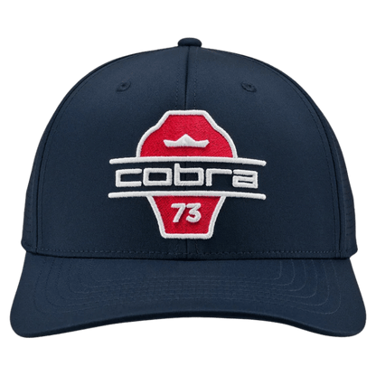 CASQUETTE COBRA - SPLIT TOUR CLUB NAVY STRONG RED - Golf Passion