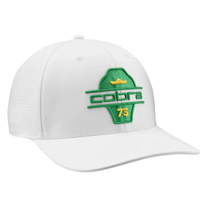 CASQUETTE COBRA - SPLIT TOUR WHITE GLOW ARCHIVE GREEN - Golf Passion