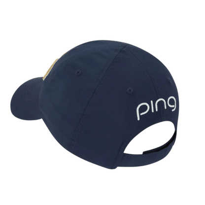 CASQUETTE PING - G LE3 NAVY GOLD - Golf Passion