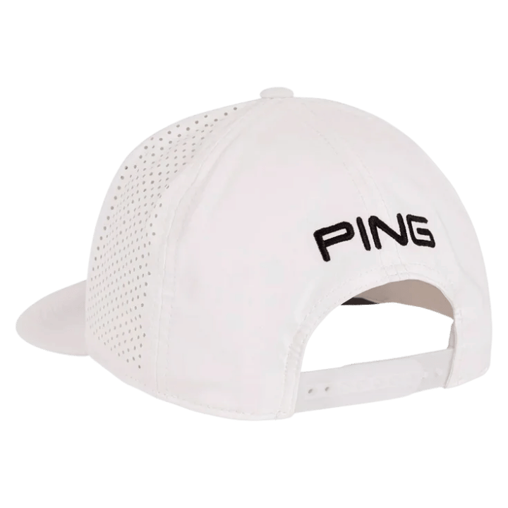 CASQUETTE PING - TOUR DELTA WHITE - Golf Passion