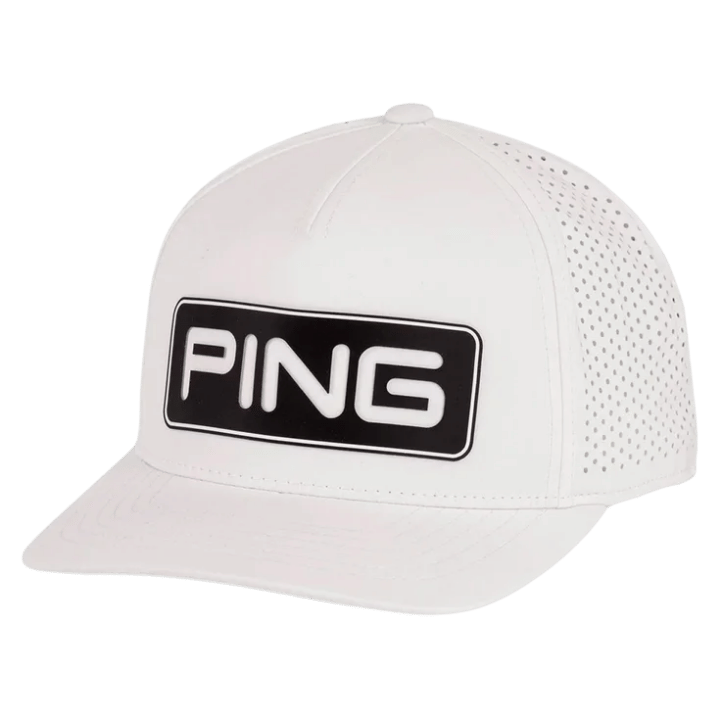 CASQUETTE PING - TOUR DELTA WHITE - Golf Passion