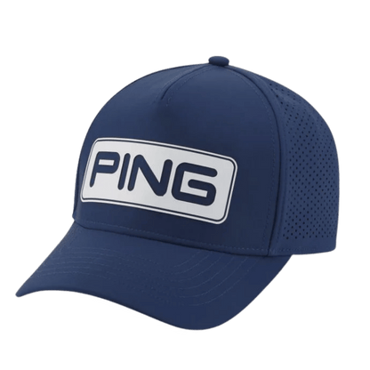 CASQUETTE PING - TOUR VENTED DELTA 211 BLUE - Golf Passion