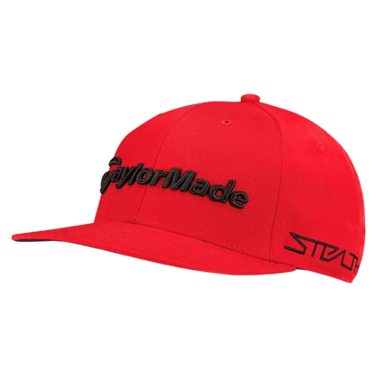 CASQUETTE TAYLORMADE - TOUR FLATBILL RED - Golf Passion