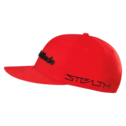 CASQUETTE TAYLORMADE - TOUR FLATBILL RED - Golf Passion