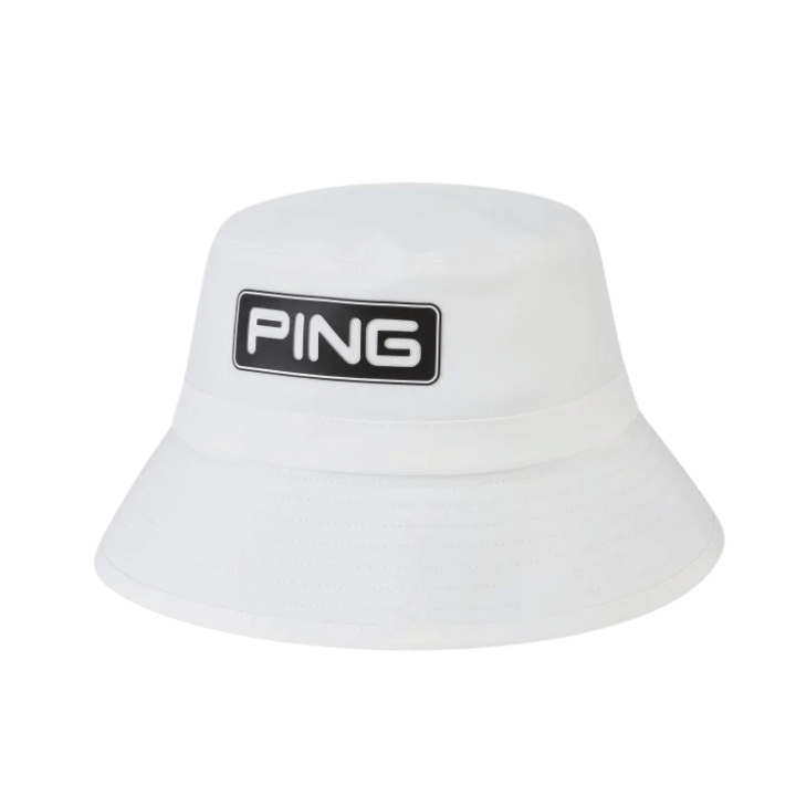 CHAPEAU PING - BUCKET HAT WHITE - Golf Passion
