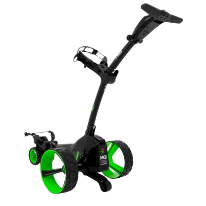 CHARIOT ELECTRIQUE AVEC FREIN MGI - X5 NOIR - Golf Passion