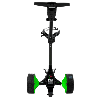 CHARIOT ELECTRIQUE AVEC FREIN MGI - X5 NOIR - Golf Passion