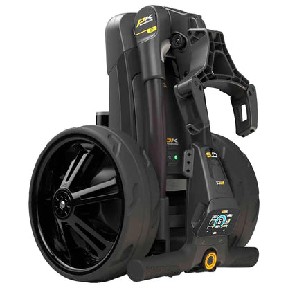 CHARIOT ÉLECTRIQUE POWAKADDY - CT6 EBS (Copie) - vue principale trois quarts avant | #color_noir