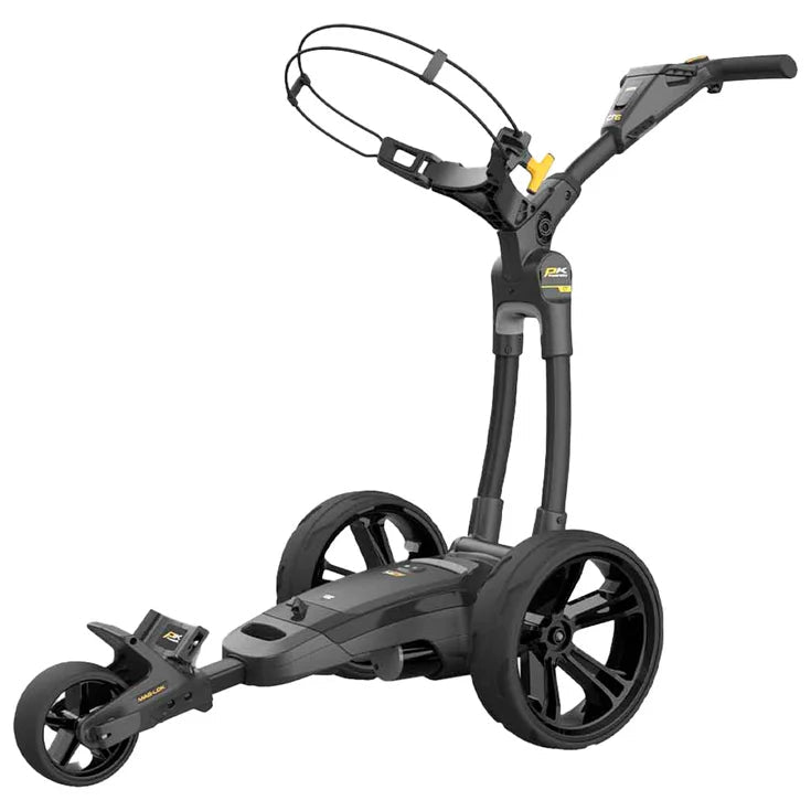 CHARIOT ÉLECTRIQUE POWAKADDY - CT6 EBS - vue principale trois quarts avant | #color_noir