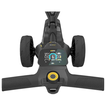 CHARIOT ÉLECTRIQUE POWAKADDY - CT6 EBS - détail poignée et commandes | #color_noir