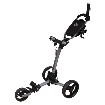 CHARIOT MANUEL 3 ROUES AXGLO - TRILITE GRIS NOIR - Golf Passion