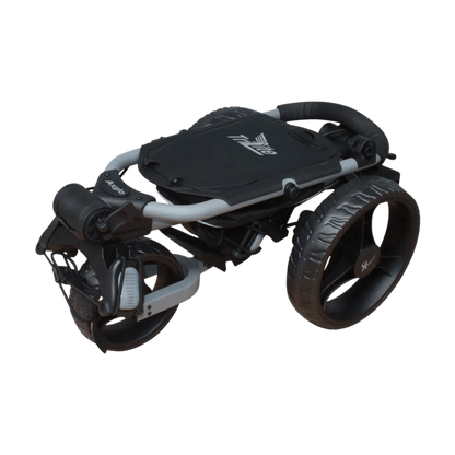 CHARIOT MANUEL 3 ROUES AXGLO - TRILITE GRIS NOIR - Golf Passion