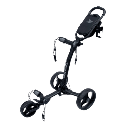 CHARIOT MANUEL 3 ROUES AXGLO - TRILITE NOIR NOIR - Golf Passion