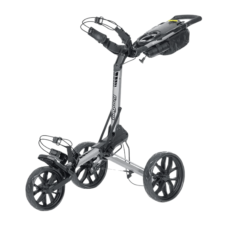 CHARIOT MANUEL 3 ROUES BAGBOY - SLIM FOLD GRIS - Golf Passion
