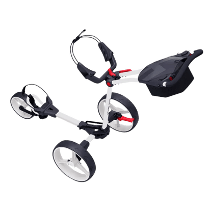 CHARIOT MANUEL 3 ROUES BIG MAX - BLADE TRIO BLANC - Golf Passion