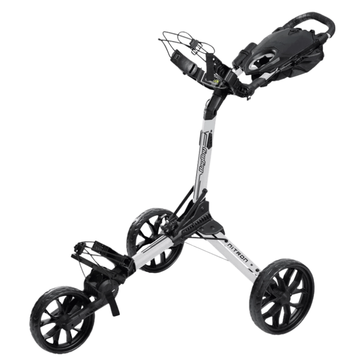 CHARIOT MANUEL 3 ROUES - NITRON WHITE/BLACK - Golf Passion
