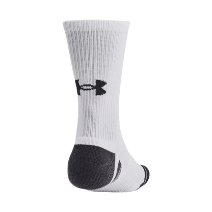 CHAUSSETTE UNDER ARMOUR - BLANC/GRIS LONGUE - Golf Passion