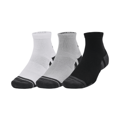 CHAUSSETTE UNDER ARMOUR - GRIS/WHITE/BLACK - Golf Passion