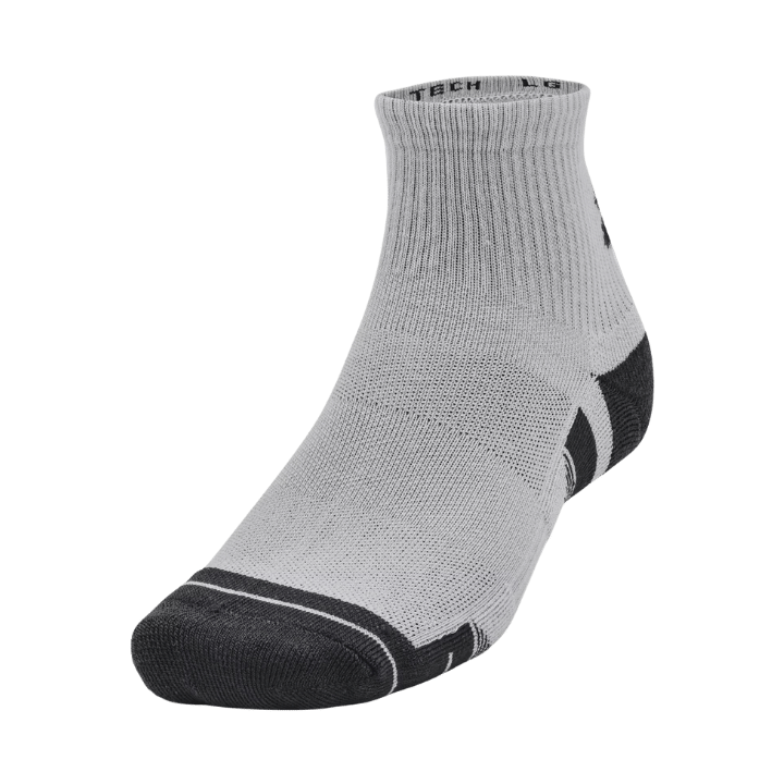 CHAUSSETTE UNDER ARMOUR - GRIS/WHITE/BLACK - Golf Passion